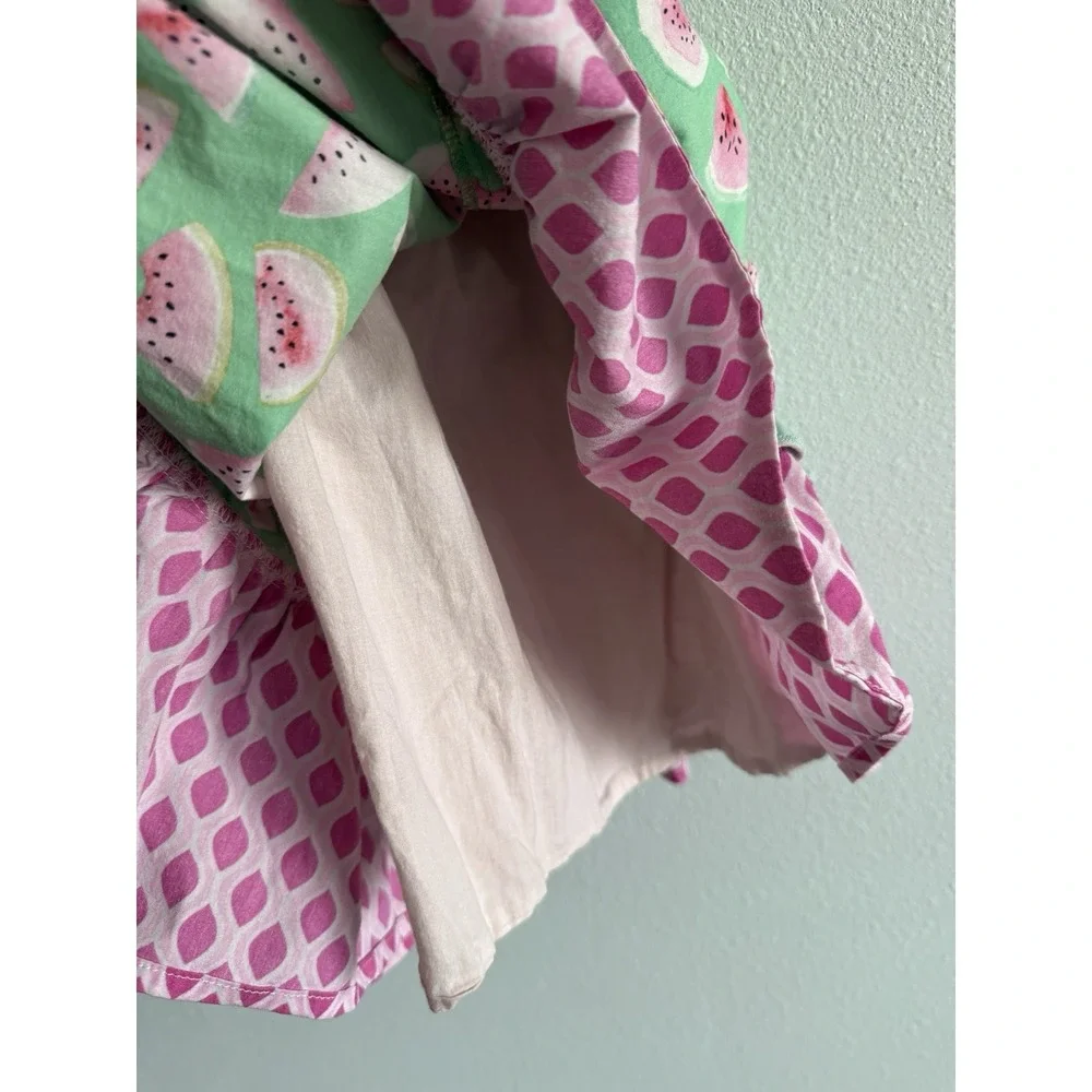 Matilda Jane Adventure Begins Slice of Life Watermelon Dress Size 10 Summer